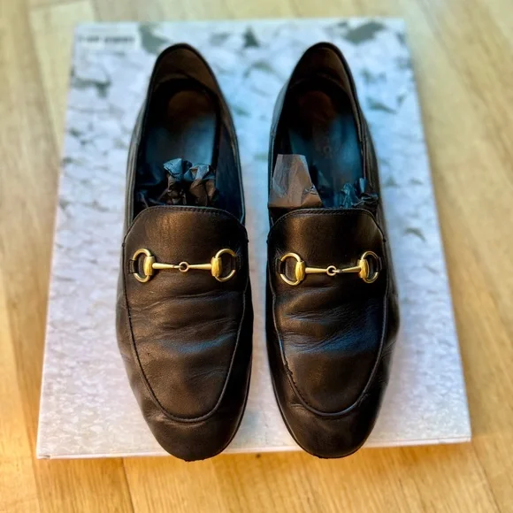 Gucci Women’s Brixton Leather Horsebit Loafers - Picture 3 of 7